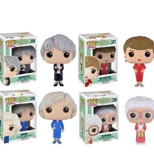 Funko Pop Golden Girls Collectible Set 326-329